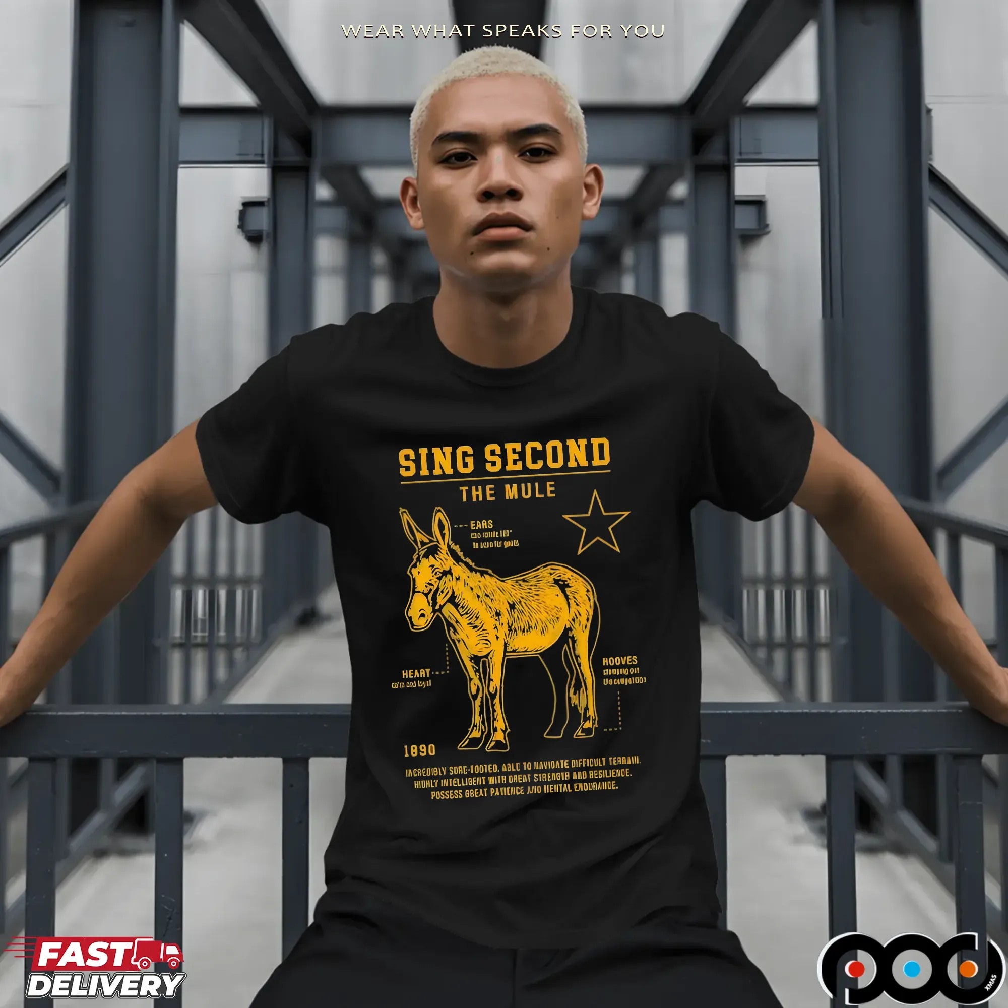 The Mule Sing Second Graphic T Shirt