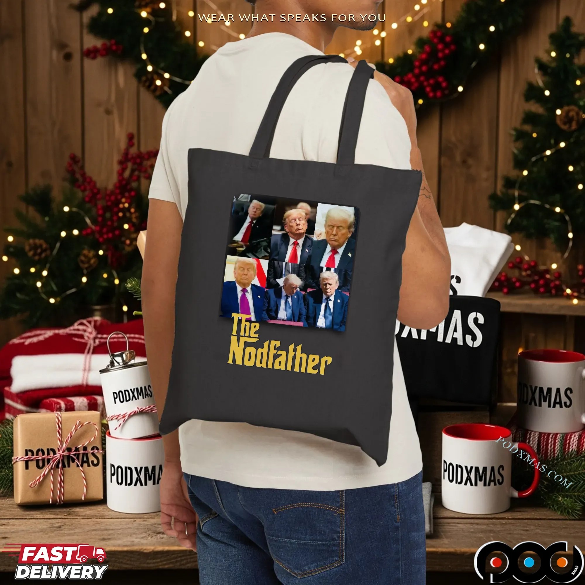 The Nodfather Trump Sleeping Photo T Shirt