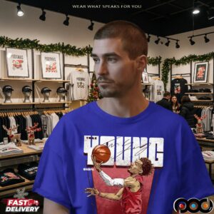 Trae Young Atlanta Basketball WHT T Shirt
