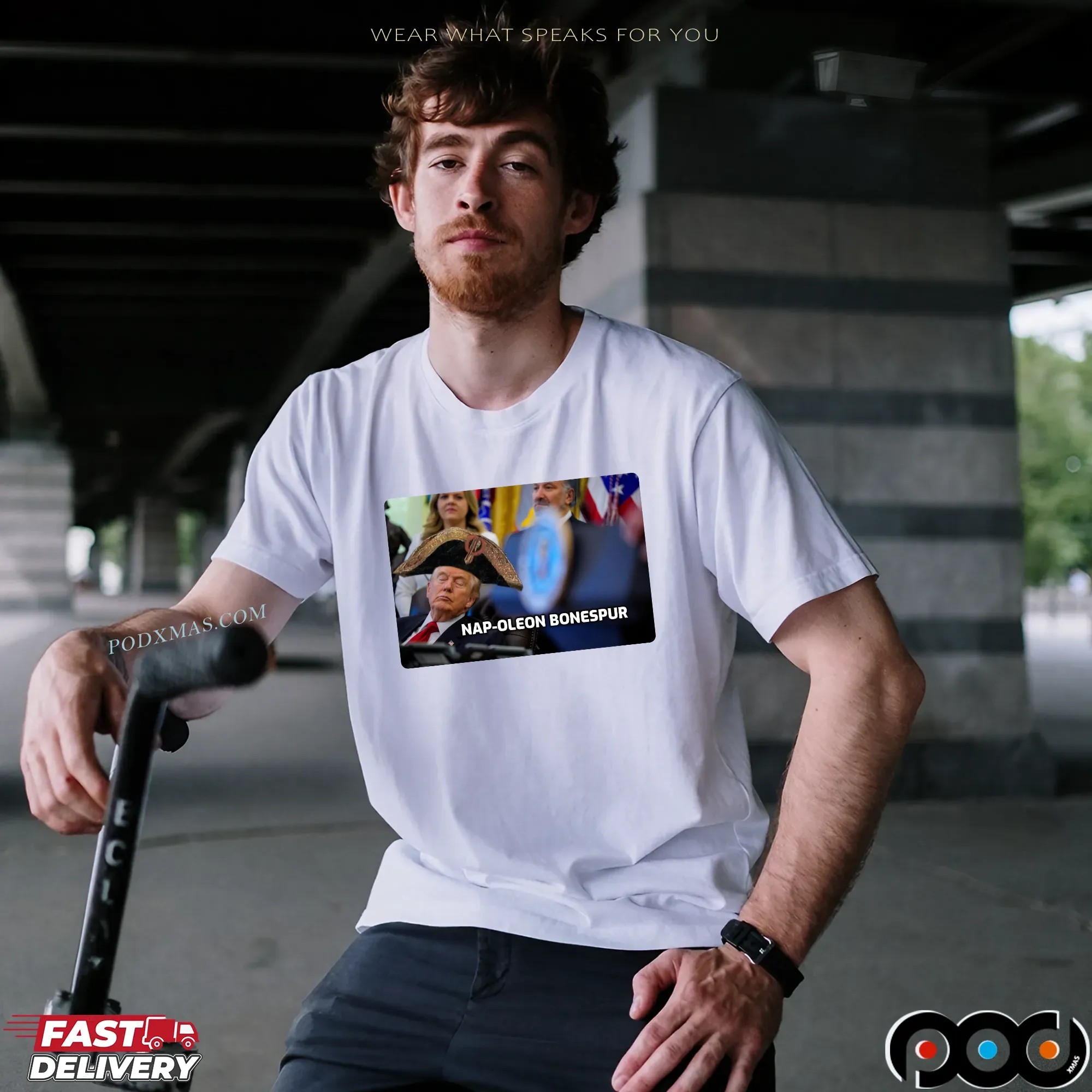 Trump Sleeping Nap-oleon Bonespur T Shirt