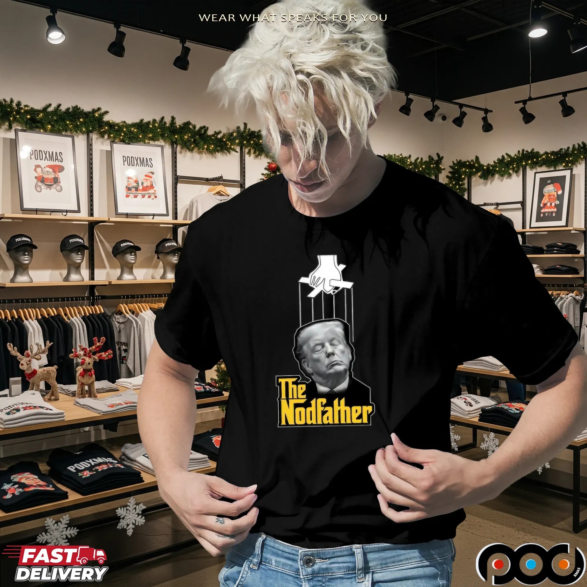 Trump Sleeping The Nodfather Meme T Shirt