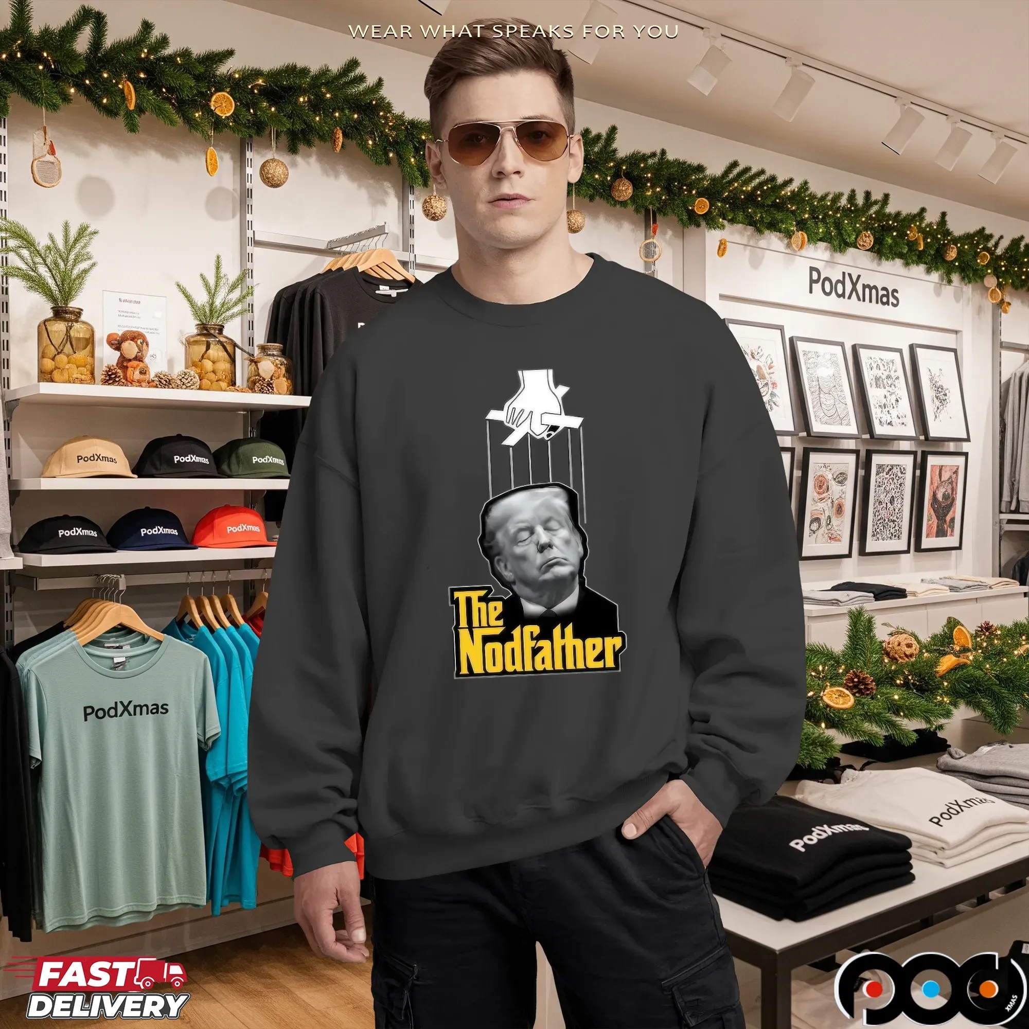 Trump Sleeping The Nodfather Meme T Shirt