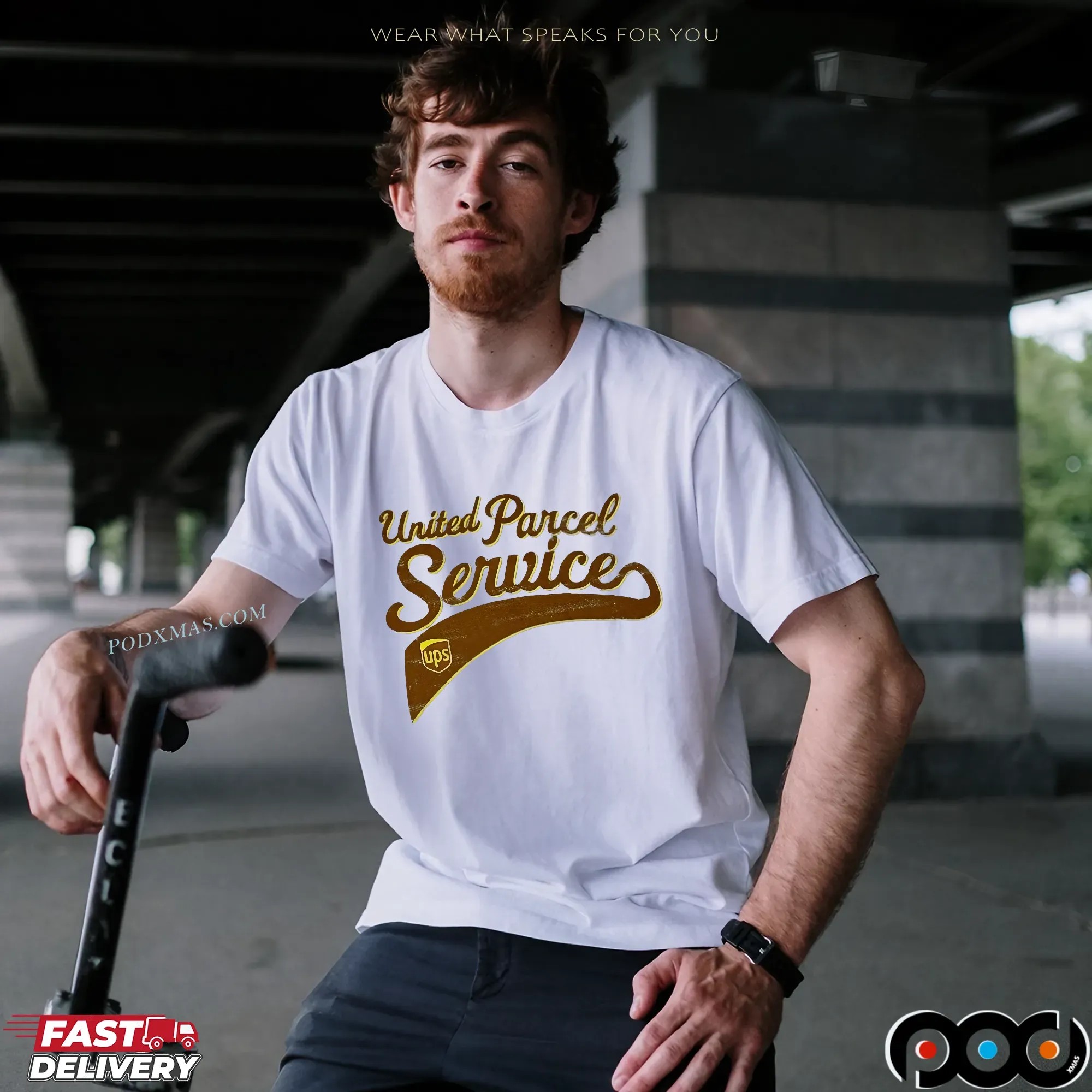 UPS United Parcel Service Logo T Shirt