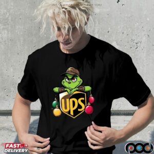 Ups Delivery Christmas Gift Ups Delivery Grinch T Shirt