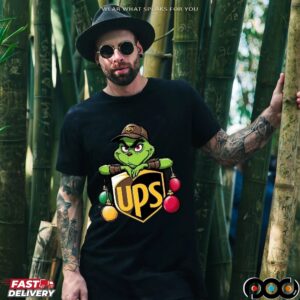 Ups Delivery Christmas Gift Ups Delivery Grinch T Shirt