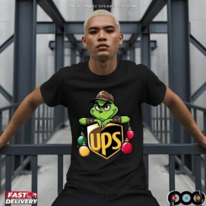 Ups Delivery Christmas Gift Ups Delivery Grinch T Shirt