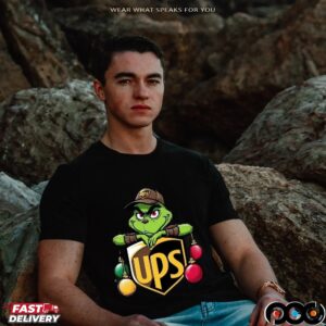 Ups Delivery Christmas Gift Ups Delivery Grinch T Shirt