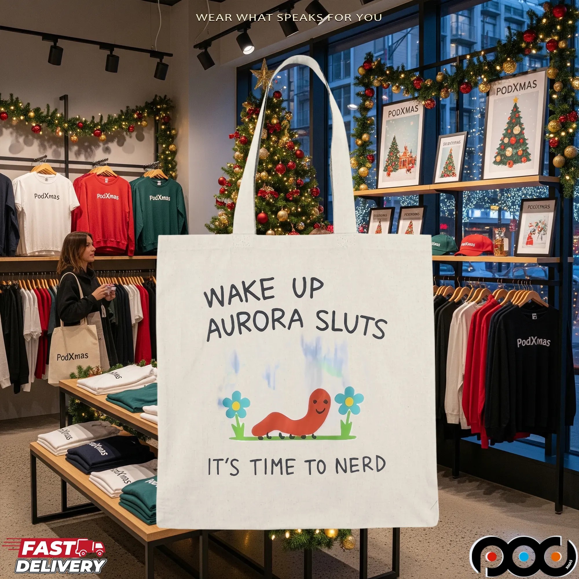 Wake Up Aurora Sluts Its Time To Nerd Graphic T Shirt