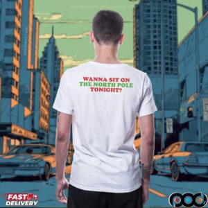Wanna Sit On The North Pole Tonight Christmas Meme T Shirt