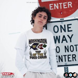 Washington top of the food chain Huskies State Cougars Oregon Ducks T Shirt