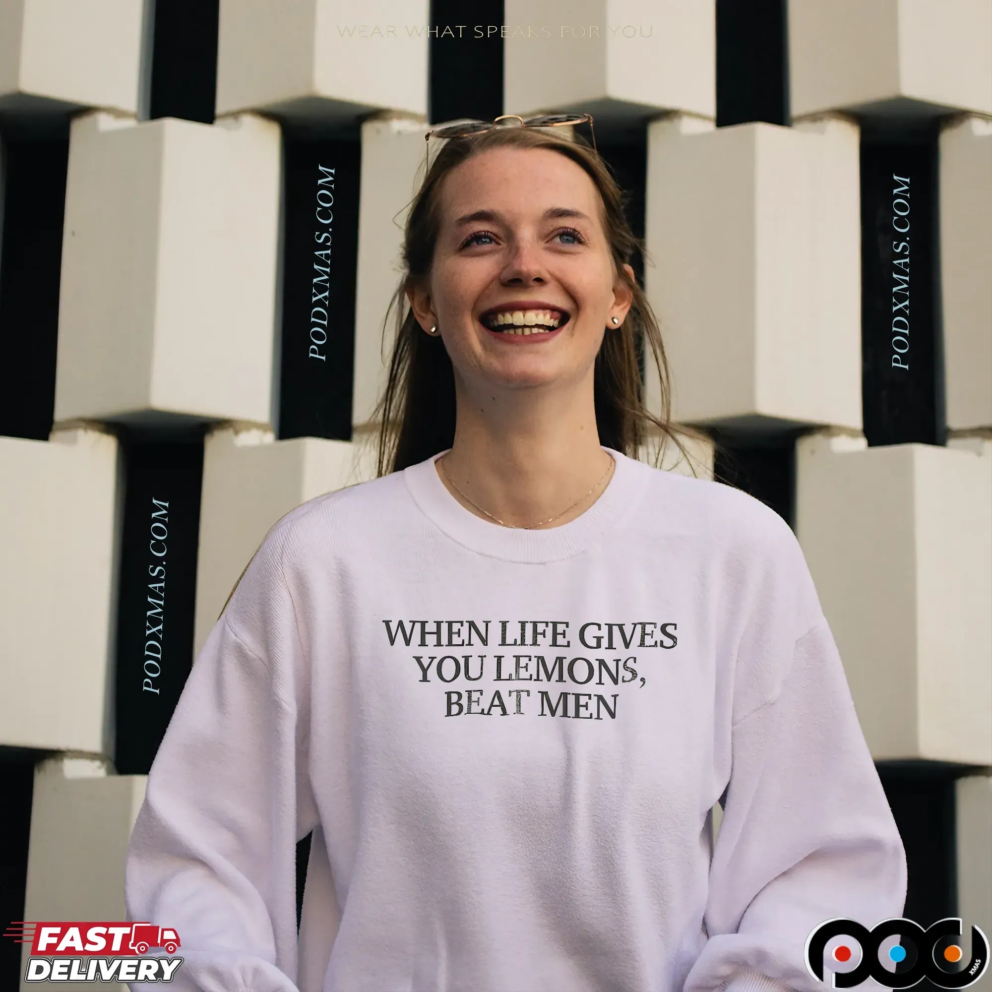 When Life Gives You Lemons Beat Men Meme T Shirt