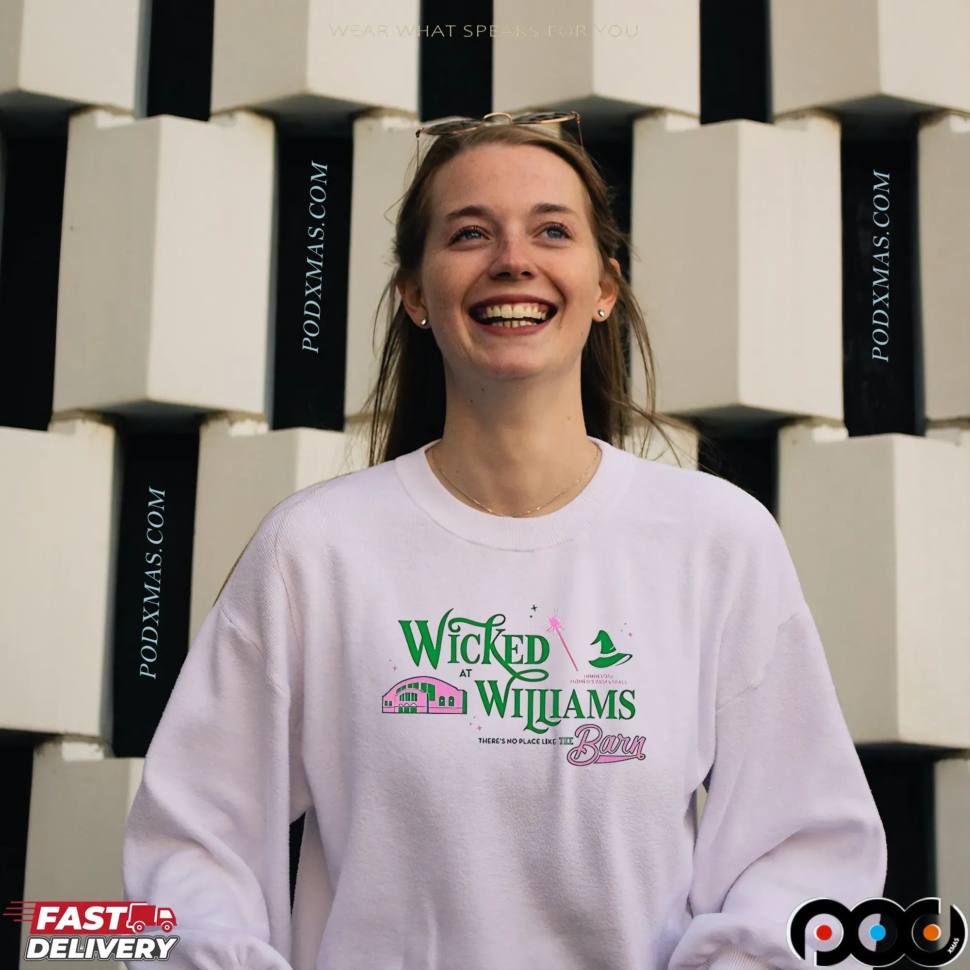 Wicked At Williams There's No Place The Barn Christmas T Shirt