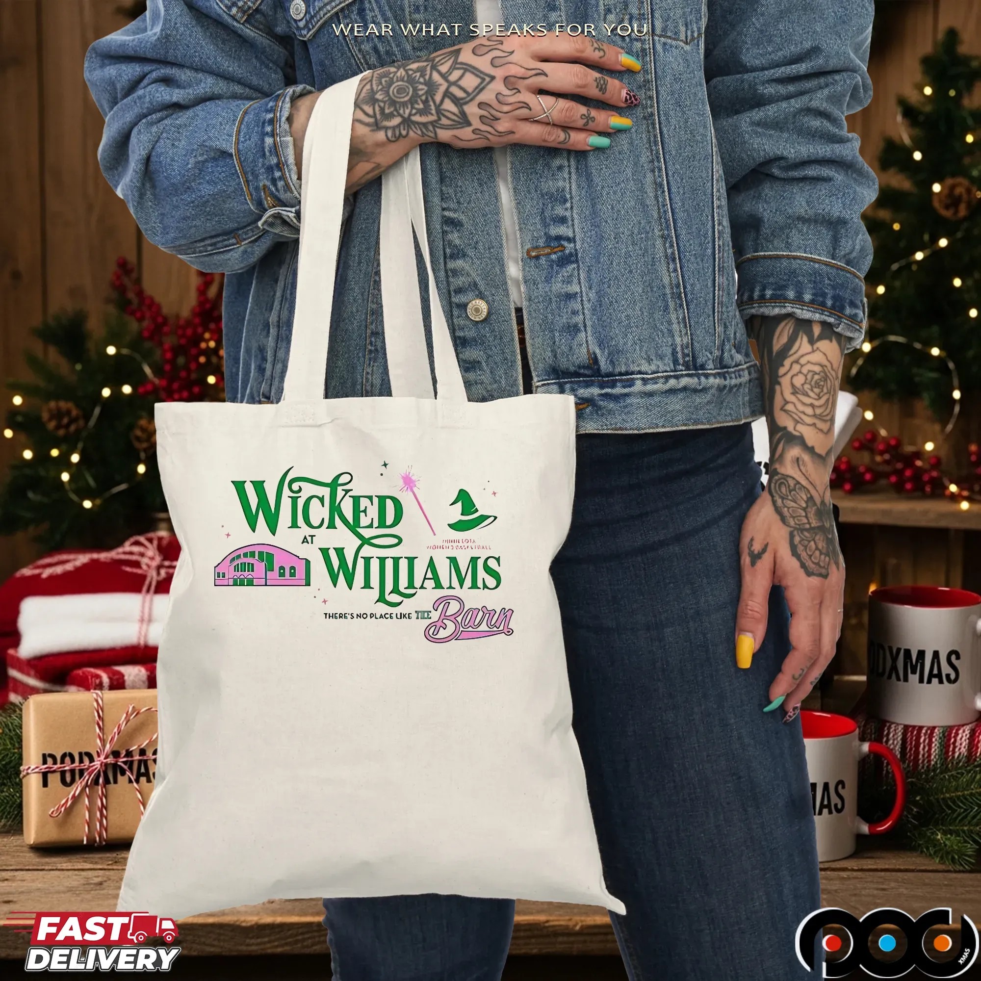 Wicked At Williams There's No Place The Barn Christmas T Shirt