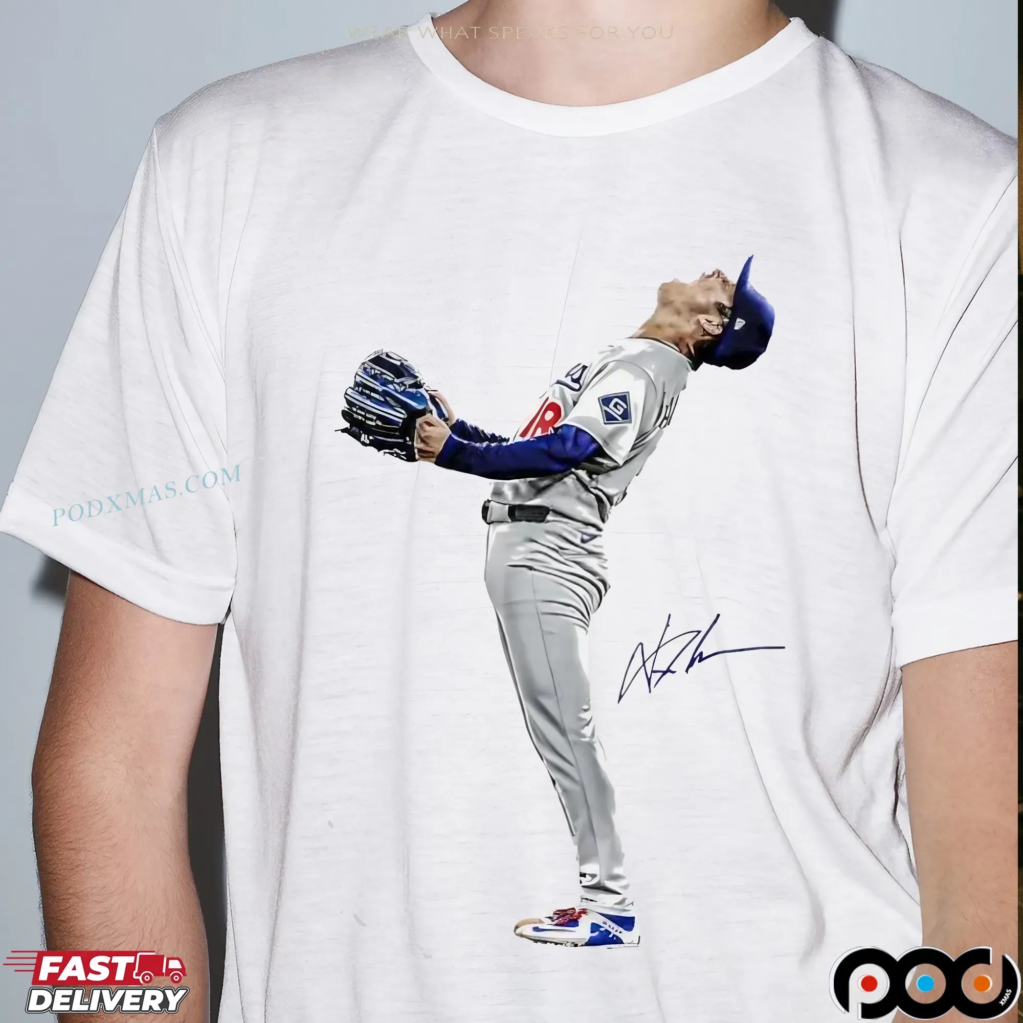 Yamamoto Lights Out LA Dodgers Signature T Shirt