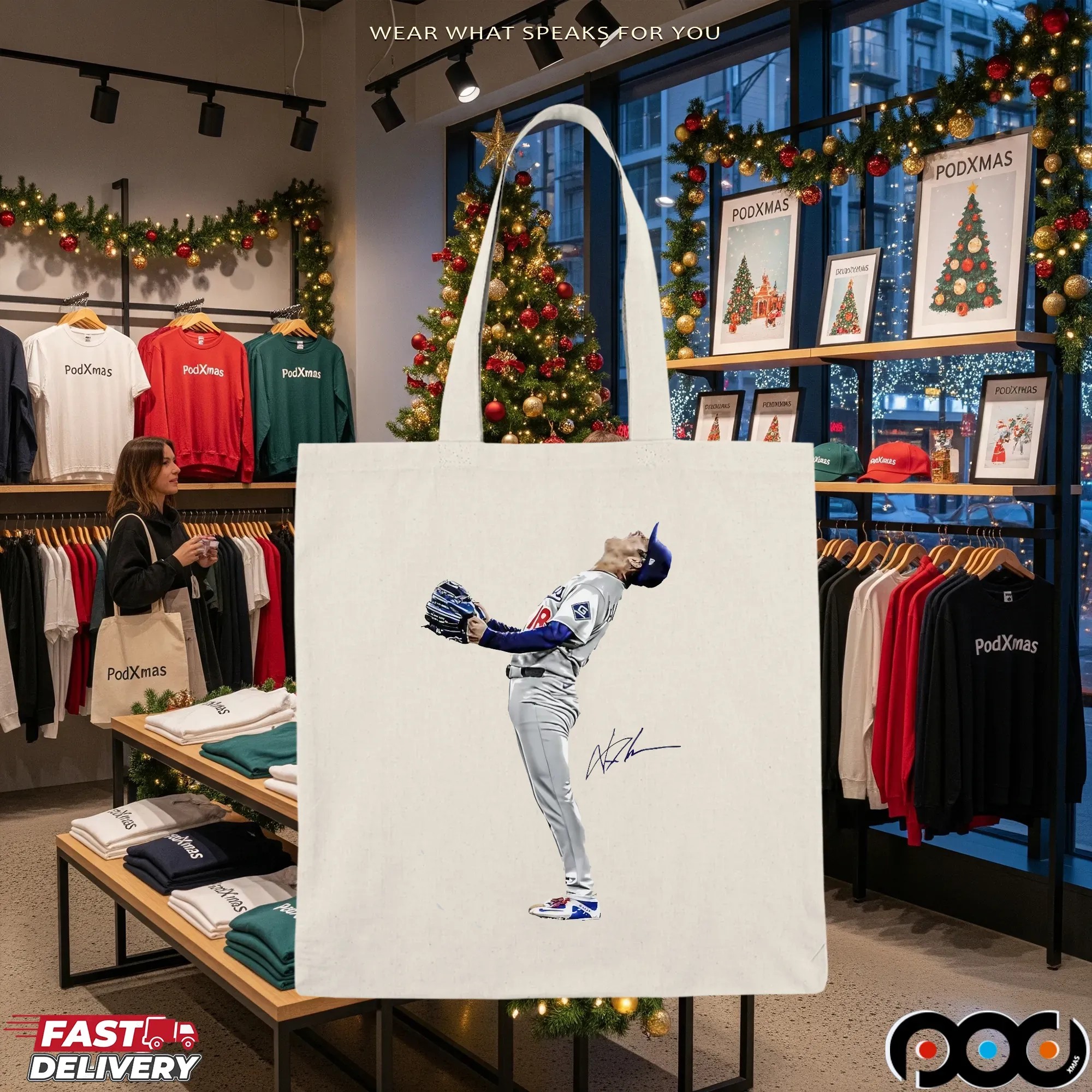 Yamamoto Lights Out LA Dodgers Signature T Shirt