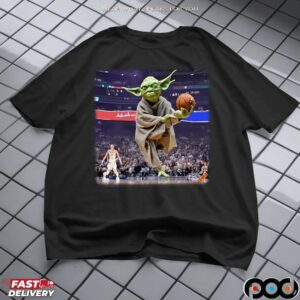 Yoda Dunking In An NBA Game Graphic T Shirt