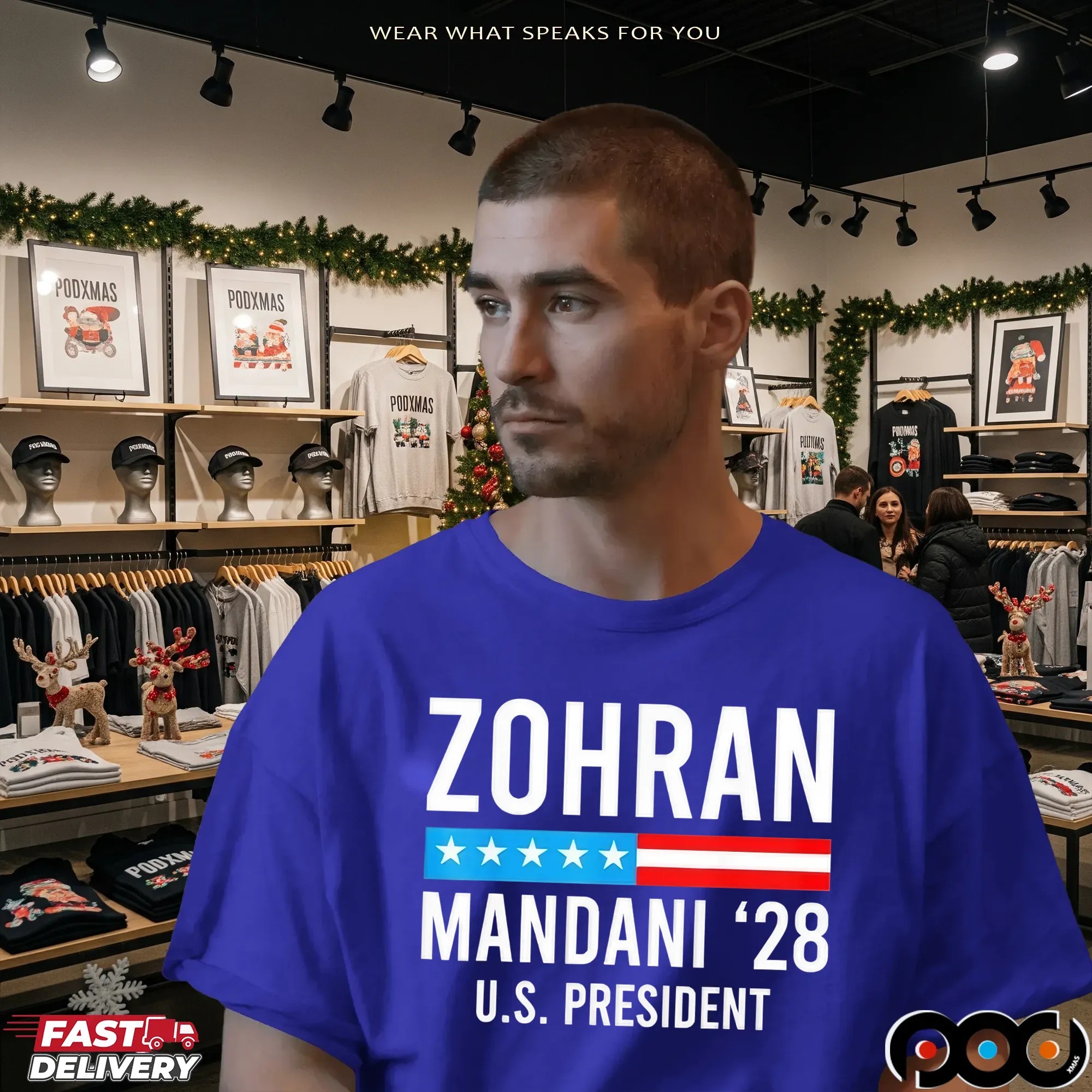 Zohran Mamdani 2028 US President NYC Mayor Election T Shirt