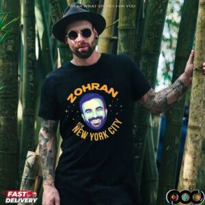 Zohran Mamdani For New York City Big Head Graphic T Shirt