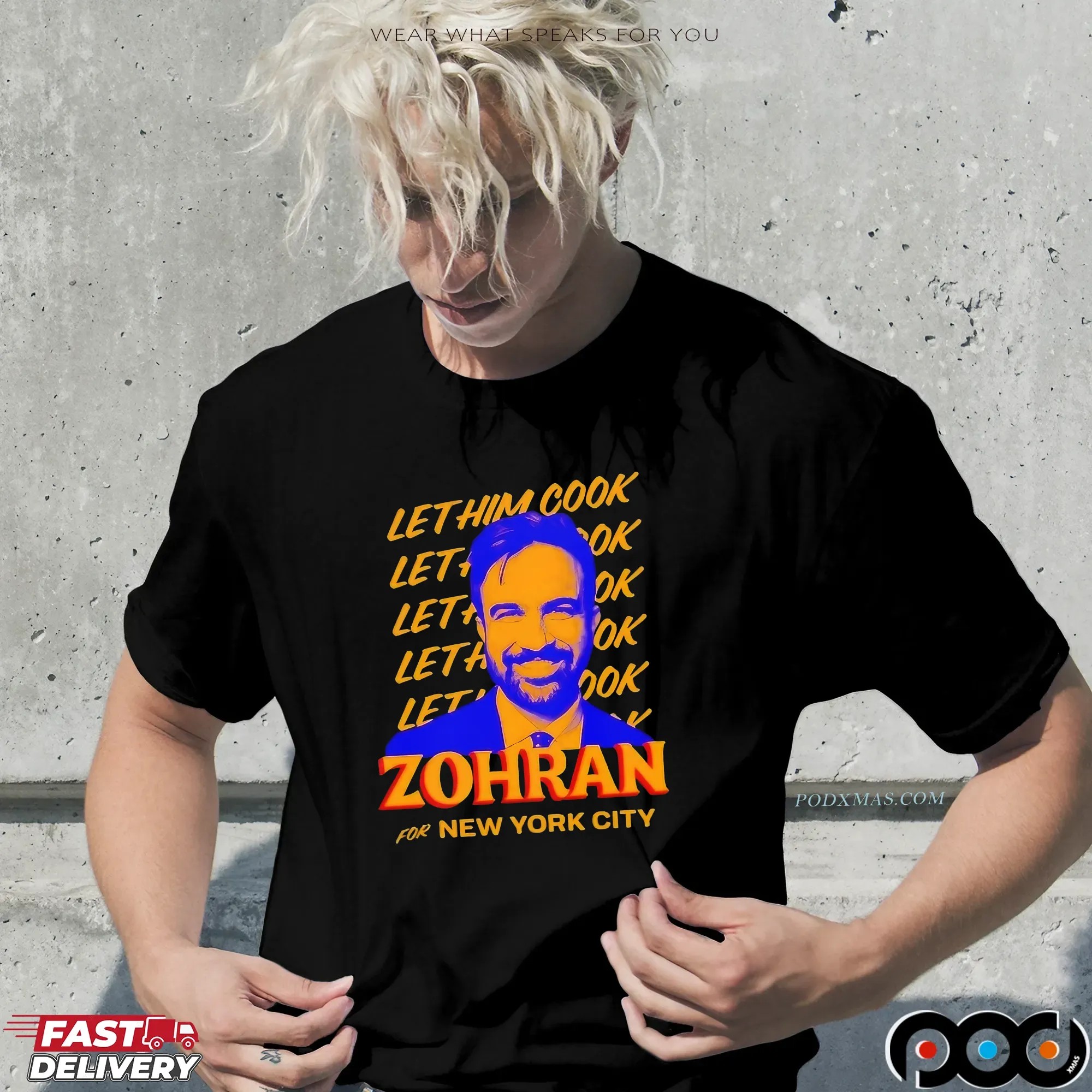 Zohran Mamdani For New York City Let Him Cook Repeat T Shirt