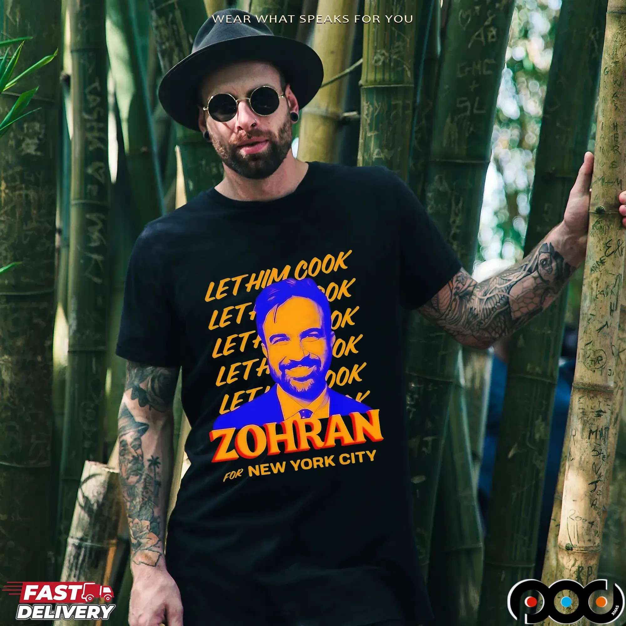 Zohran Mamdani For New York City Let Him Cook Repeat T Shirt