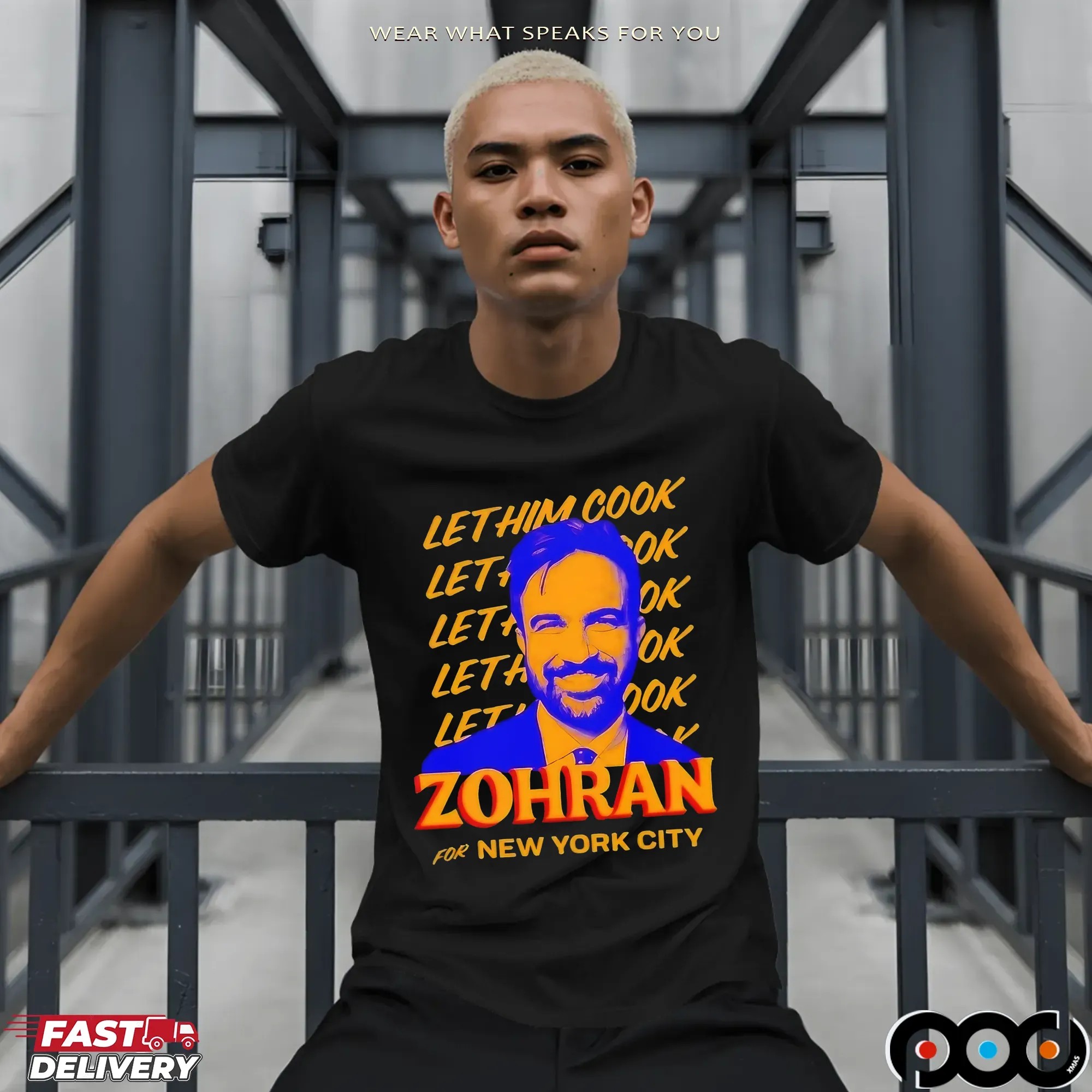 Zohran Mamdani For New York City Let Him Cook Repeat T Shirt