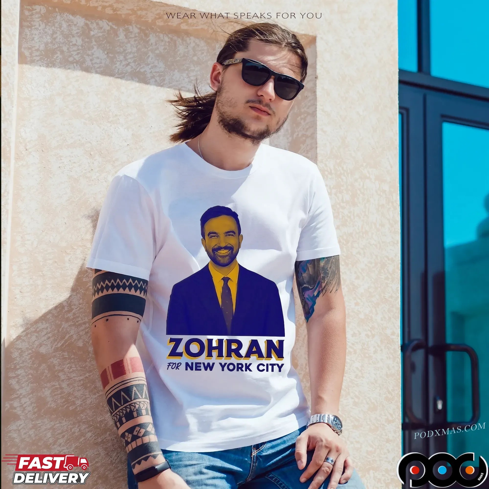 Zohran Mamdani For New York City Portrait T Shirt