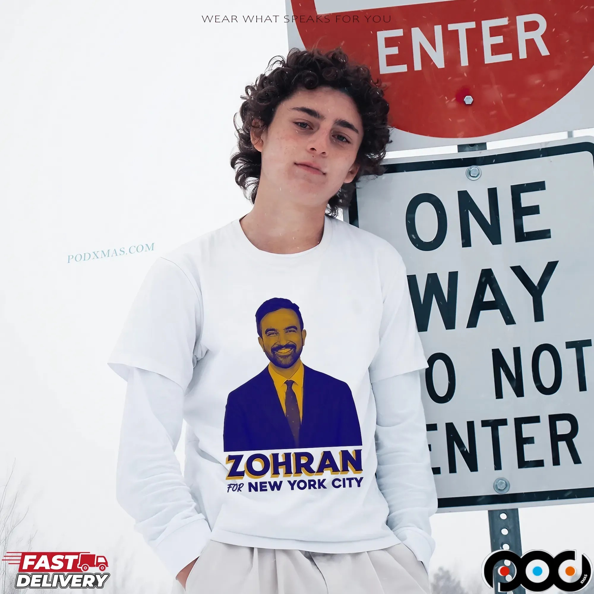 Zohran Mamdani For New York City Portrait T Shirt