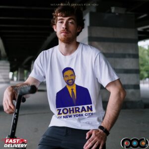 Zohran Mamdani For New York City Portrait T Shirt
