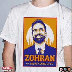 Zohran Mamdani Mayor For New York City Poster T Shirt