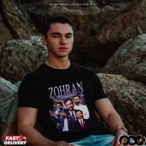 Zohran Mamdani Mayor Of New York City Retro Bootleg T Shirt