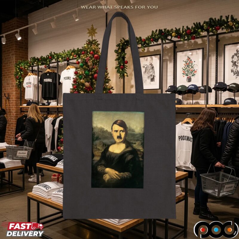 Hitler Mona Lisa Parody T Shirt