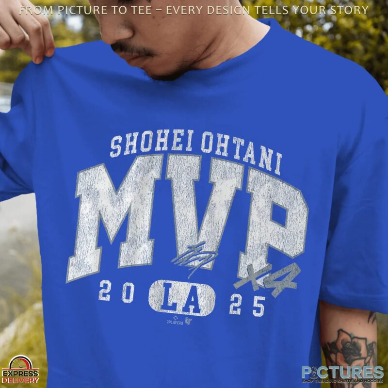 Shohei Ohtani 2025 MVP Los Angeles Dodgers Signature T Shirt