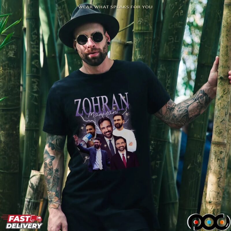 Zohran Mamdani Mayor Of New York City Retro Bootleg T Shirt