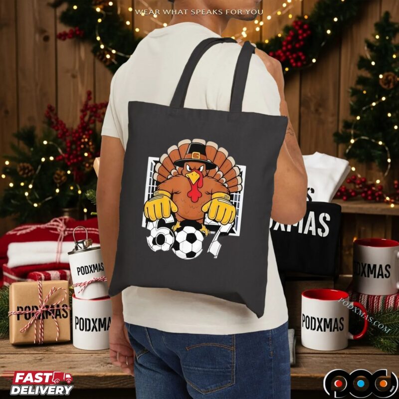 Turkey Goalie Soccer Six Seven Boys Thanksgiving T Shirt
