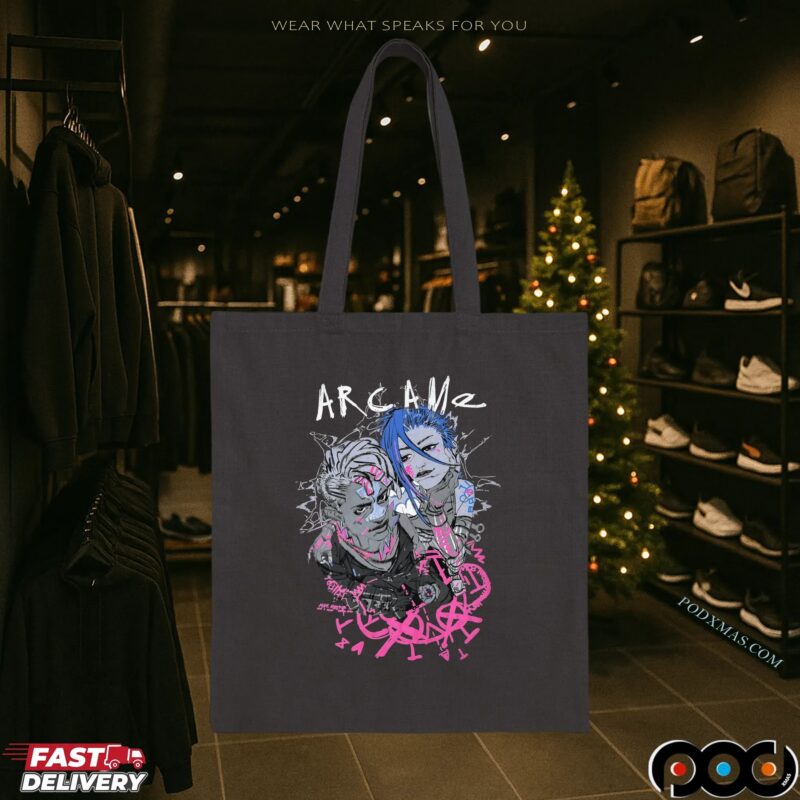 Arcane Jinx and Ekko League Of Legends Graphic T Shirt