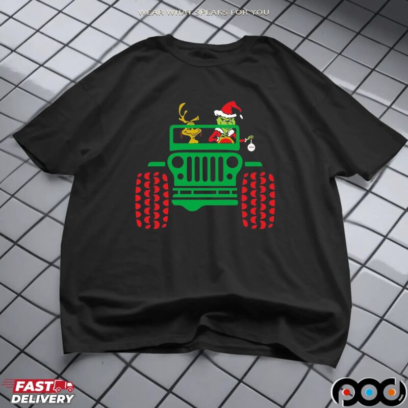 The Grinch Max Jeep Chrismas Shirt