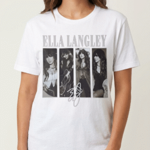 Ella Langley Shirt | Vintage Photo Collage Concert Tee