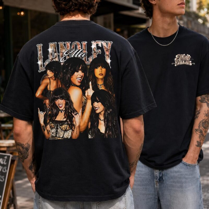 Two-Sided Vintage Country Singer Graphic Tee | Retro Music Shirt