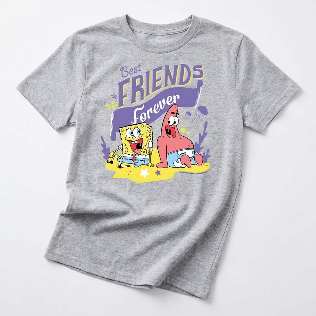 SpongeBob SquarePants & Patrick Best Friends Kids T-Shirt