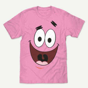 Patrick Star Face T-Shirt - Funny SpongeBob Graphic Tee