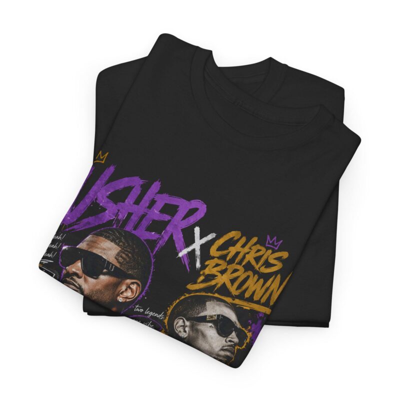 Usher & Chris Brown Vintage Bootleg Graphic Tee | Exclusive R&B Tour