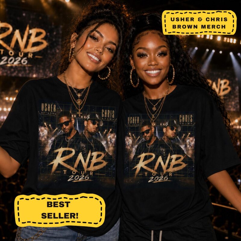RnB Tour 2026 Shirt - Usher & Chris Brown Concert Tee