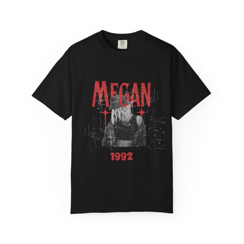 MEGAN 1992 Vintage Grunge Graphic Tee | 90s Retro Band Shirt