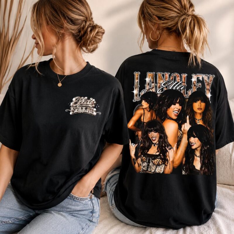 Two-Sided Vintage Country Singer Graphic Tee | Retro Music Shirt