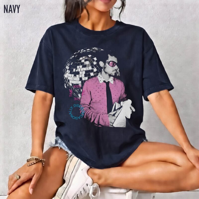 Kiss All The Time Disco Occasionally Retro Oversized Tee