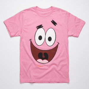 Patrick Star Face T-Shirt - Funny SpongeBob Graphic Tee