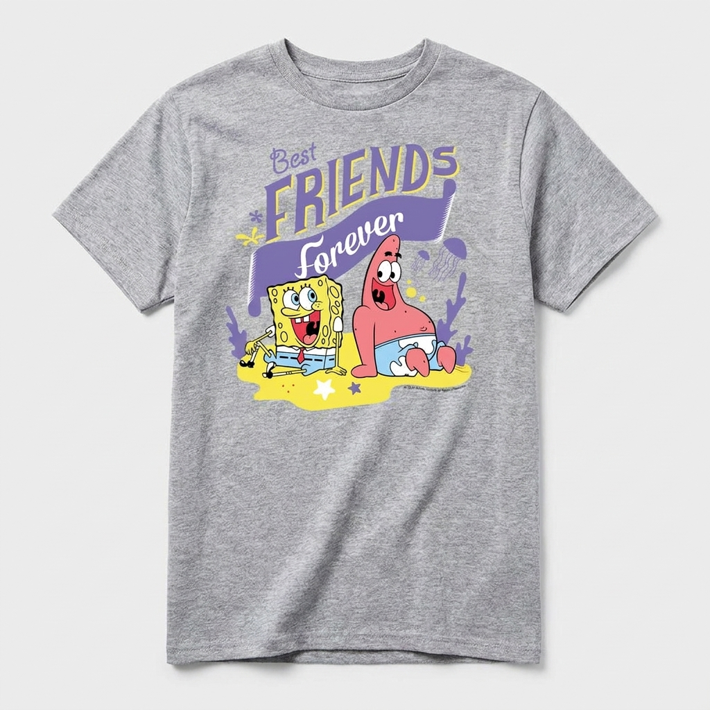 SpongeBob SquarePants & Patrick Best Friends Kids T-Shirt