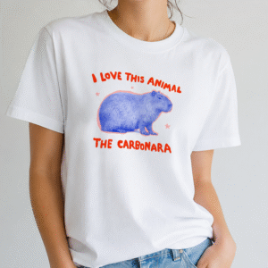 I Love This Animal The Carbonara Shirt - Funny Capybara Meme Tee