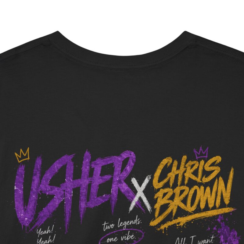 Usher & Chris Brown Vintage Bootleg Graphic Tee | Exclusive R&B Tour