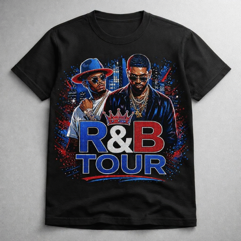 woobulk_1783500685117_0_2c2072fe.png Vintage Bootleg R&B Tour 2026 Shirt | Graphic Concert Tee
